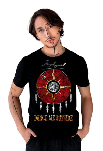Dance Me Outside Unisex Black Tee