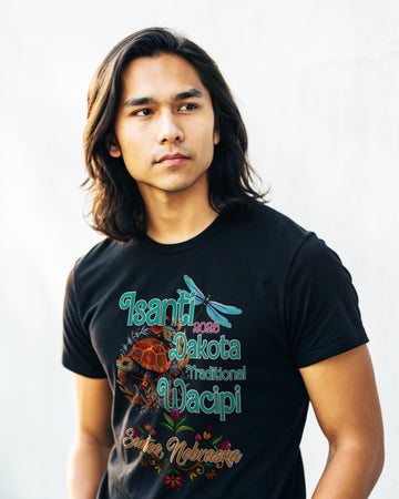 Isanti Wacipi 2025 Black Adult Unisex Tee