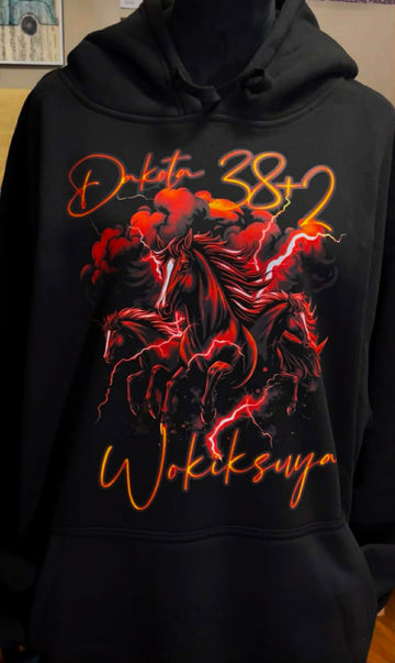 38+2 Dakota Wokiksuya Black Hoodie