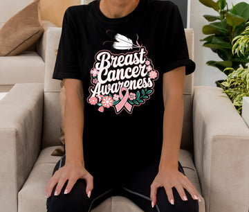 Breast Cancer Awareness Unisex Black T Shirt