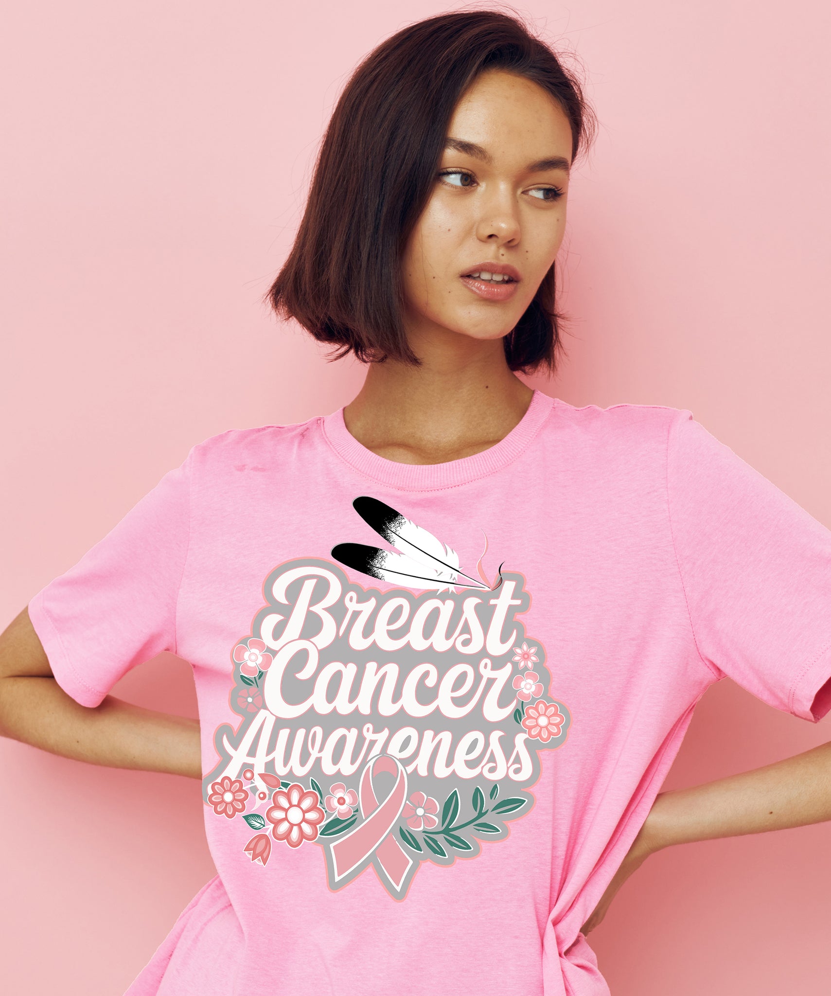 Pink Breast Cancer Awareness Unisex Tee