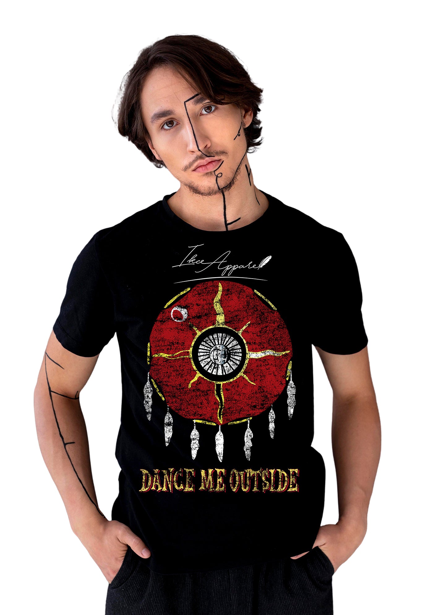 Dance Me Outside Unisex Black Tee