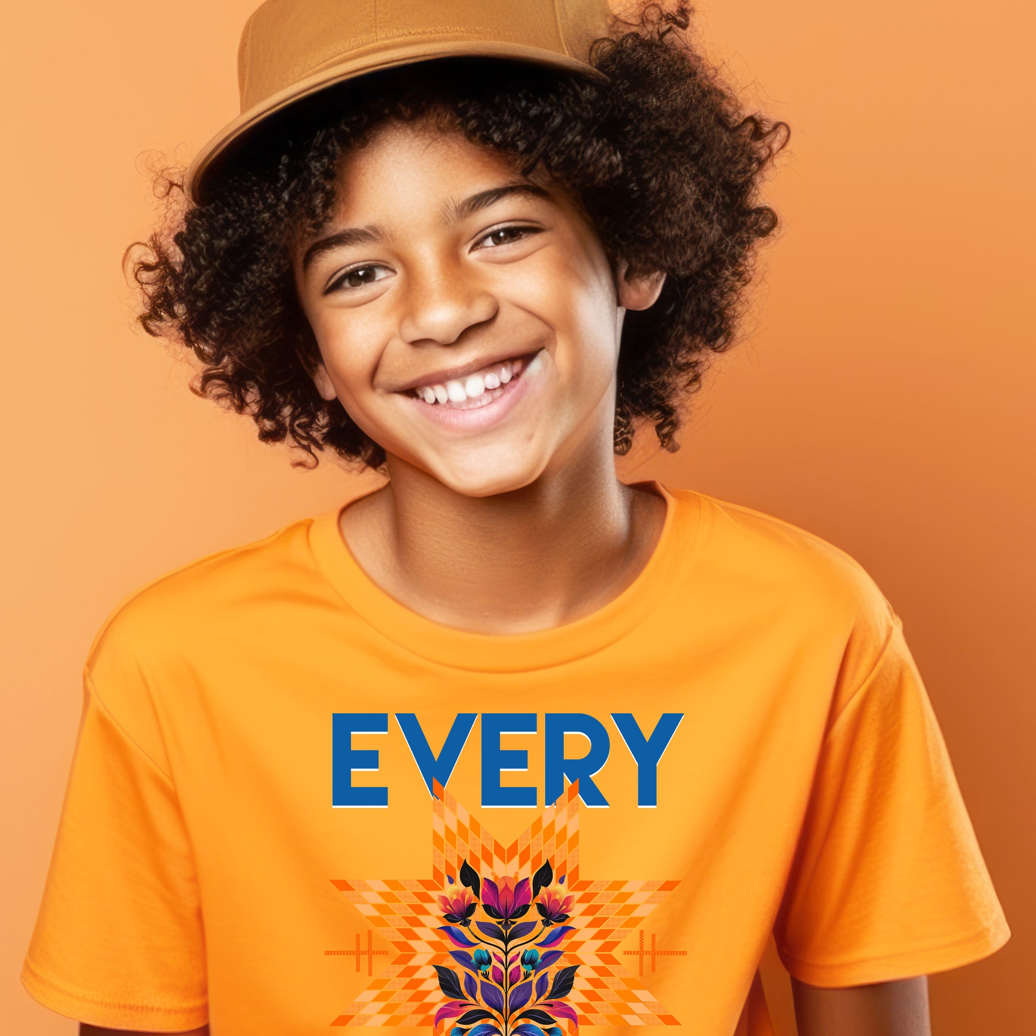 YOUTH Orange Shirt Day "Every Child Matters" Orange T Shirt