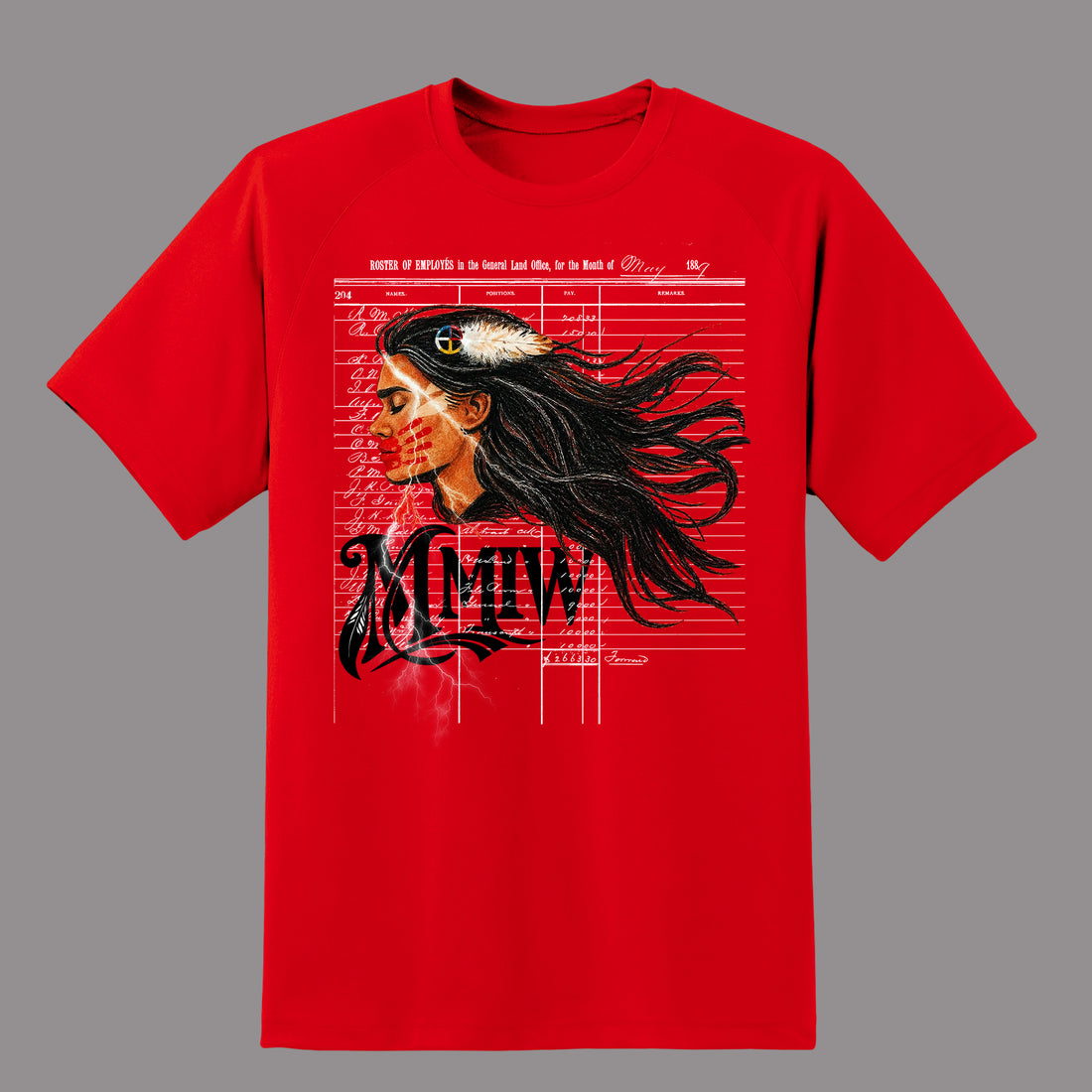 MMIW Ledger Red Adult Shirt