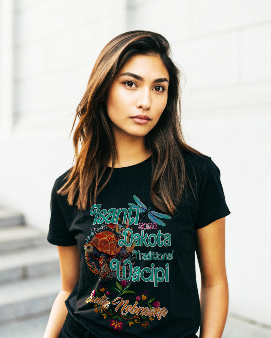 Isanti Wacipi 2025 Black Adult Unisex Tee