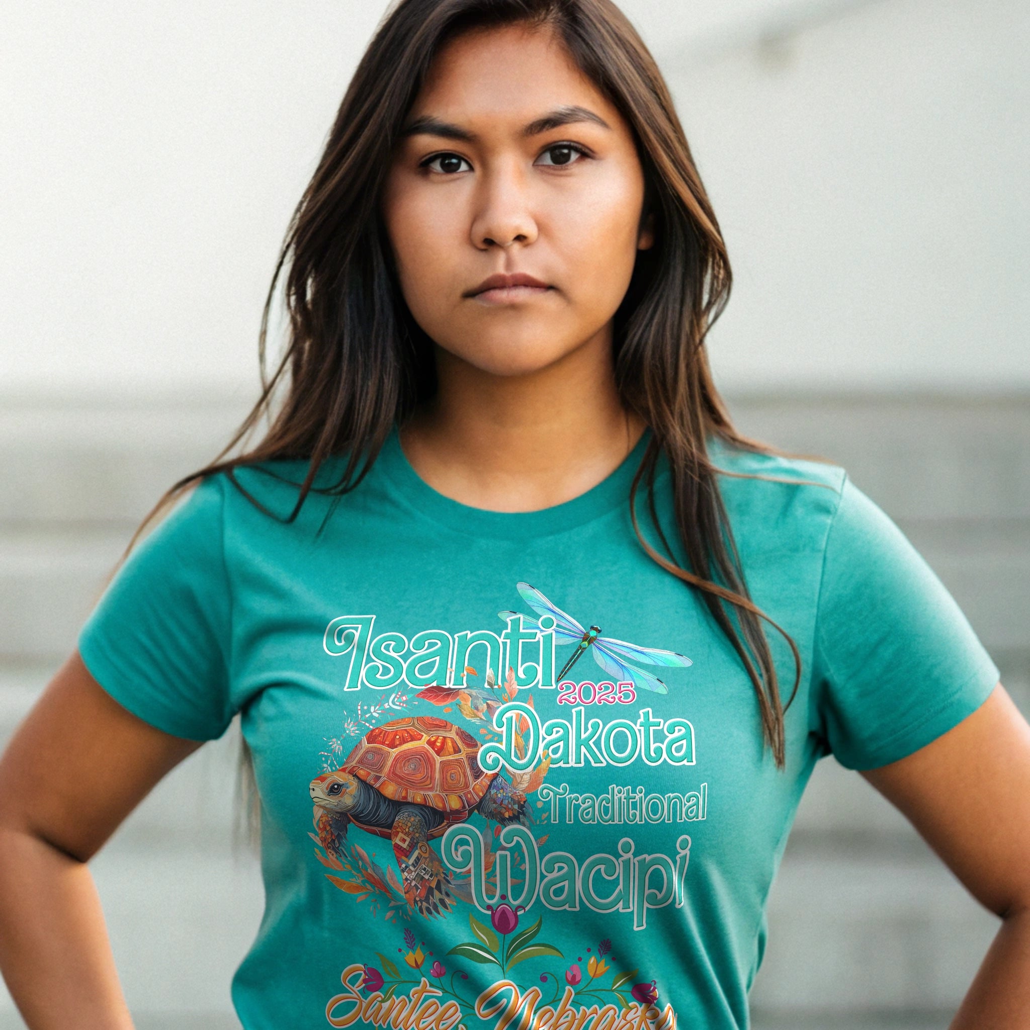 Isanti Wacipi Jade Adult Unisex Tee